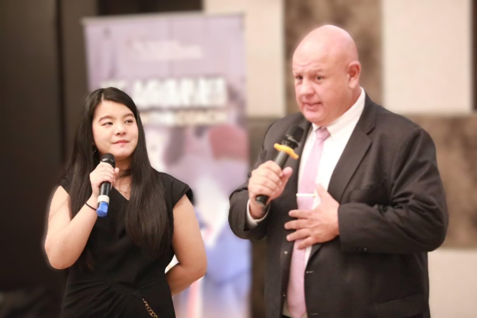 Professional business training seminar in a modern classroom